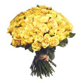 Yellow Flowers to Delhi: Yellow Roses Bouquet : Flowers to Delhi