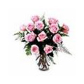 Flowers to Delhi : Pink Roses in Vase