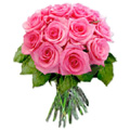 Flowers to Delhi : Pink Roses Bouquet