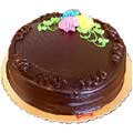 Cakes to Delhi : Round Chocolate Cakes to Delhi
