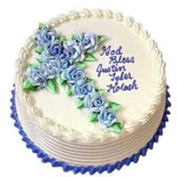 Send Religious Cakes to Delhi : Vegetarian Cakes to Delhi