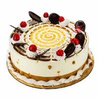 Order Rakhi and Eggless Cakes. 500 gm Eggless Butter Scotch Cakes to Delhi online