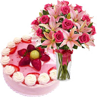 Send Flowers to Delhi - Cake From 5 Star