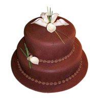 Eggless Father's Day Cakes to Delhi - Tier Chocolate Cake
