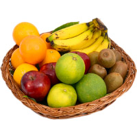 2 Kg Fresh Fruits Basket : Send Karwa Chauth Fruits to Delhi