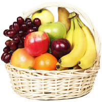 2 Kg Fresh Fruits Basket : Karwa Chauth Fruits Delivery in Delhi