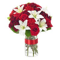 Valentine's Day Flower Delivery Delhi : Mix Flower in Vase