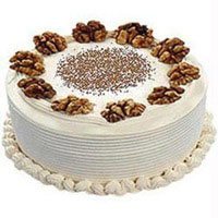 500 gm Vanilla Cake : Karwa Chauth Cake Delivery in Delhi