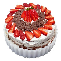 Online Diwali Cake Delivery in Delhi - Strawberry Cake From 5 Star
