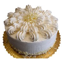 Send Rakhi with 3 Kg Vanilla Cake in Delhi From 5 Star Bakery