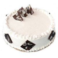 Send 1 Kg Vanilla Cakes to Delhi From 5 Star Hotel