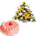 Flowers to Delhi : Send Gifts to Delhi : Cakes to Delhi