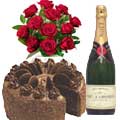 Champagne to Delhi : Flowers to Delhi : Cakes to Delhi