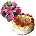 Flowers to Delhi : Send Father's Day Cakes to Delhi : Gifts to Delhi