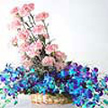 Flowers to Delhi : Send Flowers to Delhi : Orchids & Carnation Arrangement