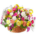 Send Flowers to Delhi : Mixed Flower Basket