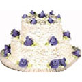 Cakes to Delhi : 2 Tier Round Cakes to Delhi : Send Cakes to Delhi