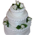 Cakes to Delhi : 3 Tier Round Cakes to Delhi : Cakes to Delhi