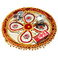 Thali Gifts to delhi : Gifts to delhi : Bhai Dooj Tikka Gifts to Delhi