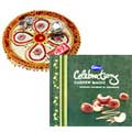 Thali Gifts to delhi : Gifts to delhi : Bhai Dooj Tikka Gifts to Delhi