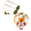 Thali Gifts to delhi : Gifts to delhi : Bhai Dooj Tikka Gifts to Delhi