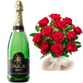 Champagne to Delhi : Flowers to Delhi