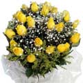 Yellow Flowers to Delhi: Yellow Roses in Basket : Flowers to Delhi
