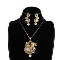 Sparrow Design Golden Pendant