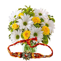 Rakhi Flowers to Delhi