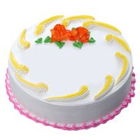 Send Midnight Eggless Cakes to Delhi - Vanilla Cake