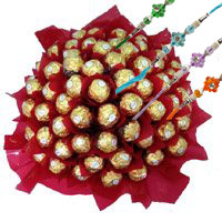Online Bouquet of 56 Pcs of Ferrero Rocher chocolates in Delhi
