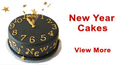 Send New Year Cakes to New Delhi