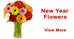New Year Flowers to Gorakhpur